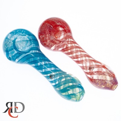 GLASS PIPE R4 ART FLAT MOUTH GP4082 1CT GLASS PIPE R4 ART FLAT MOUTH GP4082 1CT